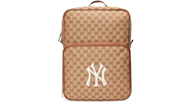 Gucci Backpack NY Yankees Medium Brick Red/Beige