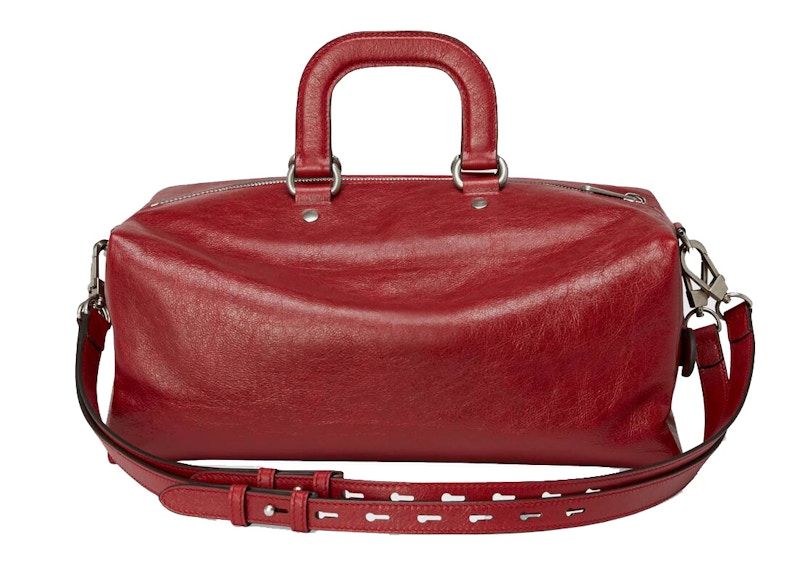 Gucci Backpack Soft Leather Red in Soft Leather with Gold/Palladiumtone
