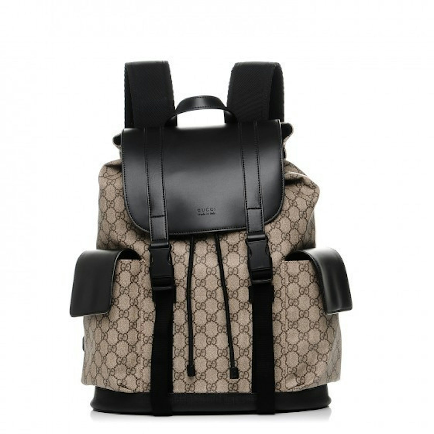 Gucci GG Monogram Web Medium Classic Backpack 