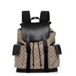 Gucci Soft Backpack GG Supreme Donald Duck Beige/Ebony - US