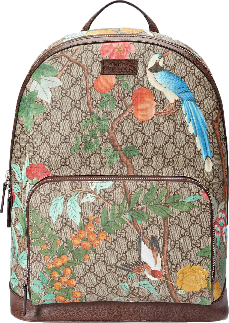 gucci backpack with flowers