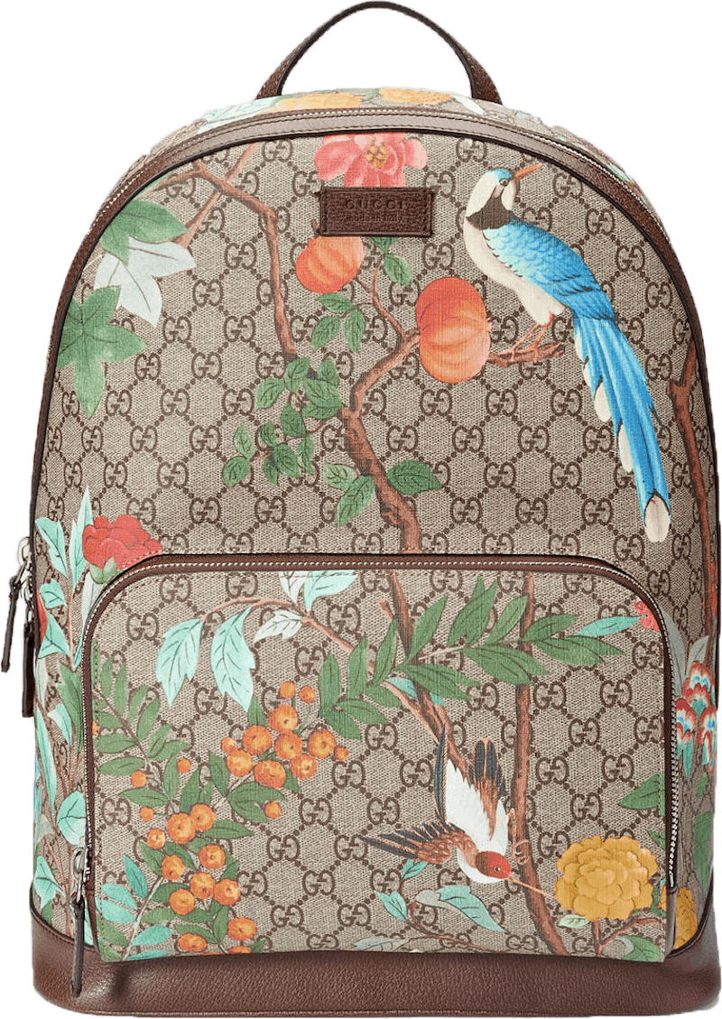 gucci backpack with flowers