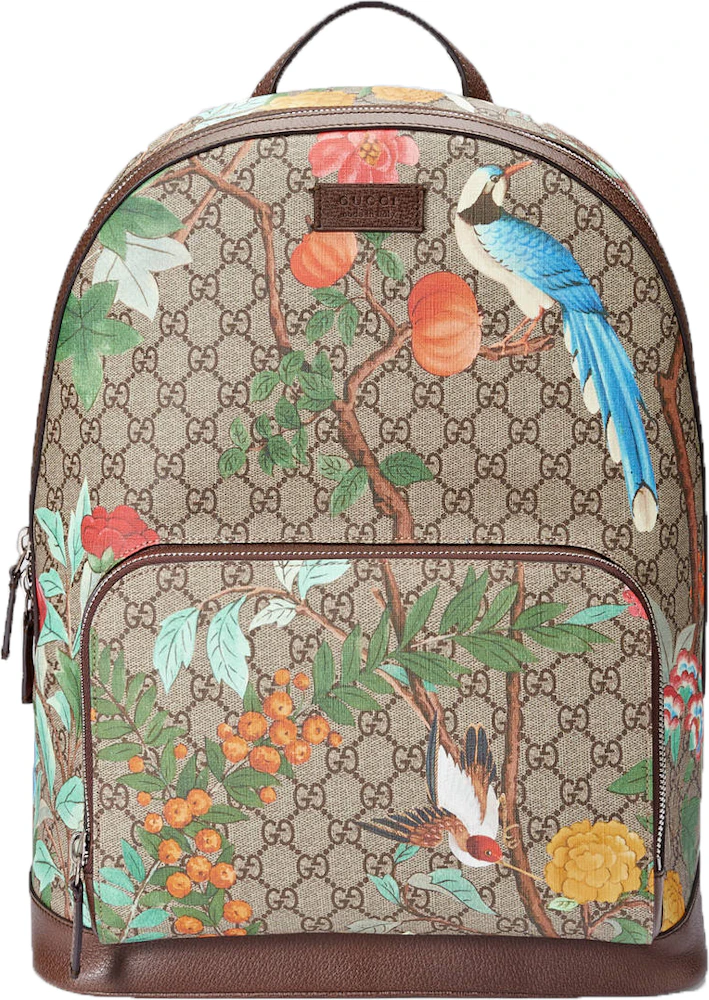 specielt Ødelæggelse fedme Gucci Tian GG Supreme Backpack Monogram GG Floral Pattern  Beige/Ebony/Multicolor - US