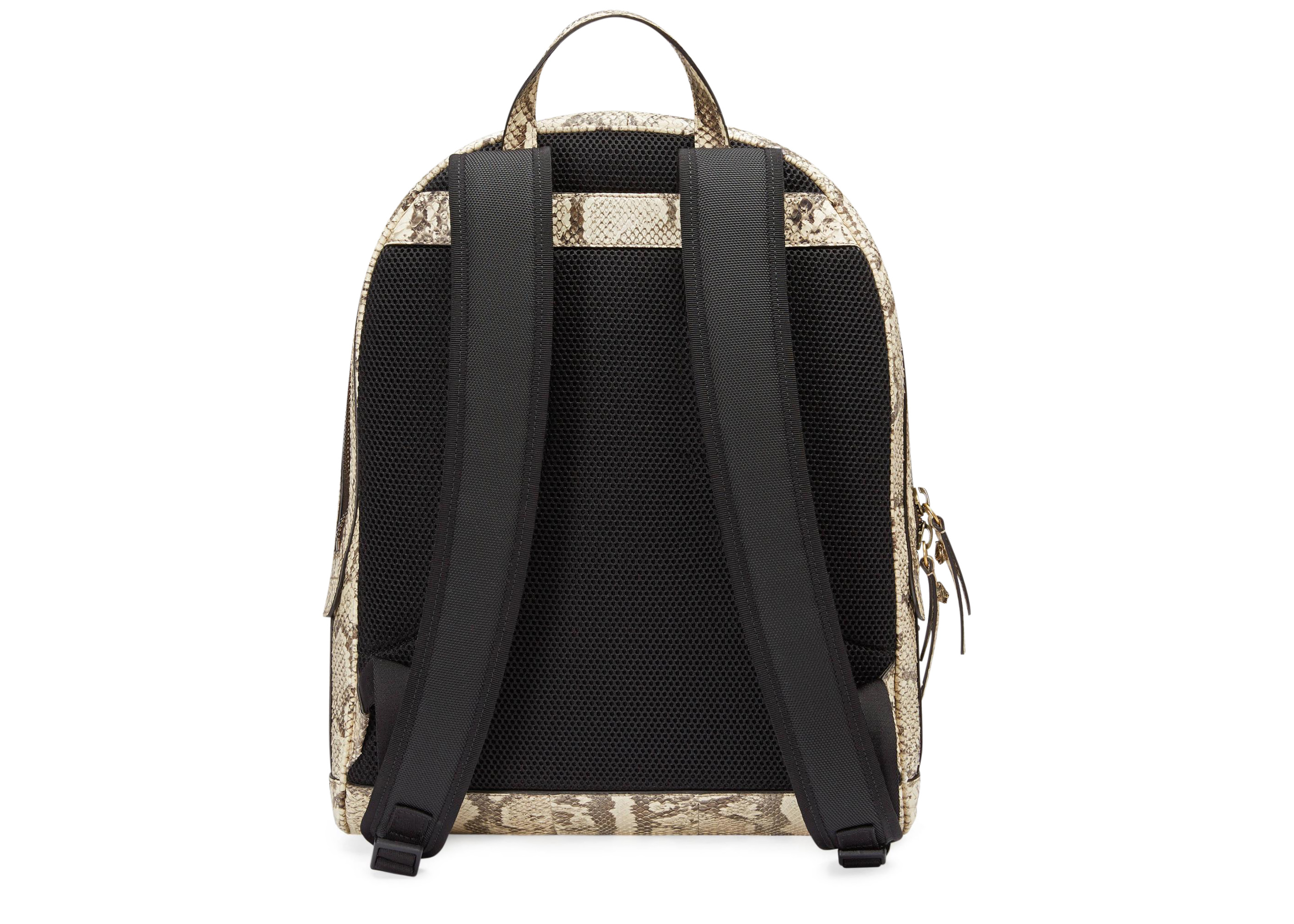 gucci python backpack