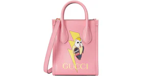 Gucci Bananya Print Mini Tote Bag Light Pink