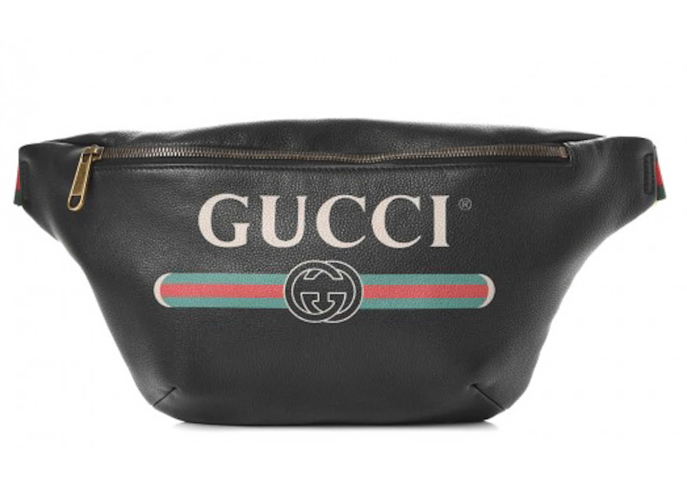 Gucci Print Belt Bag Vintage Logo Medium (20 IN Strap Drop) Black ...