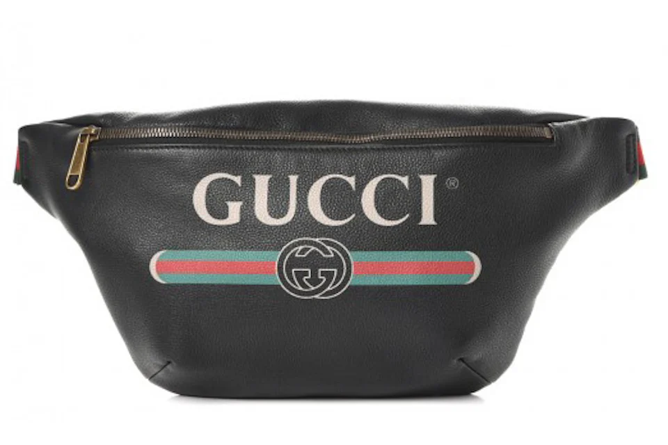 Gucci belt bag black leather Clearance