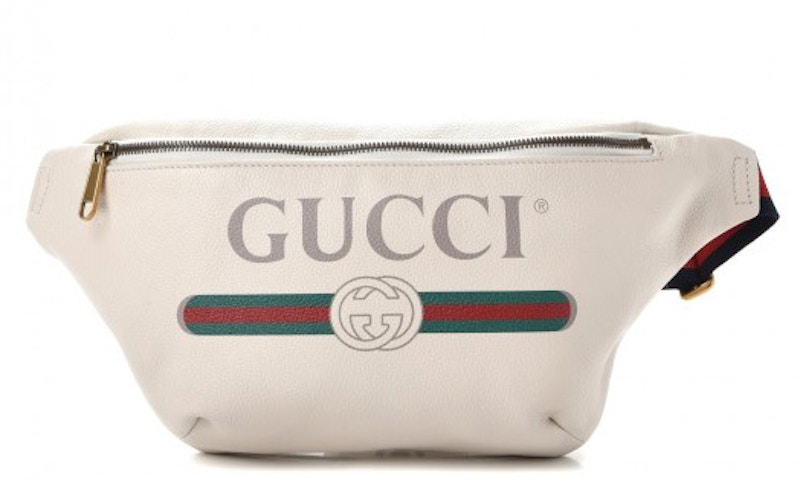 white gucci fanny pack