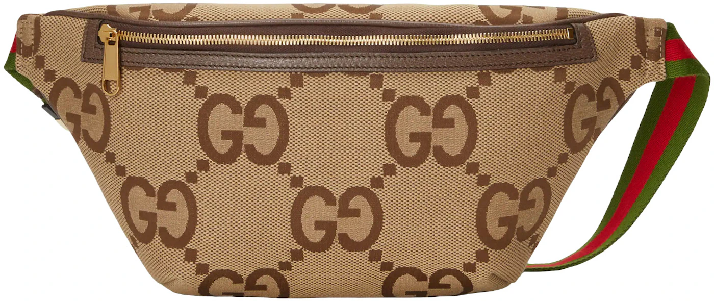Gucci Belt Bag Jumbo GG Camel/Ebony
