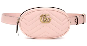 Gucci GG Marmont Belt Bag Matelasse Rosa