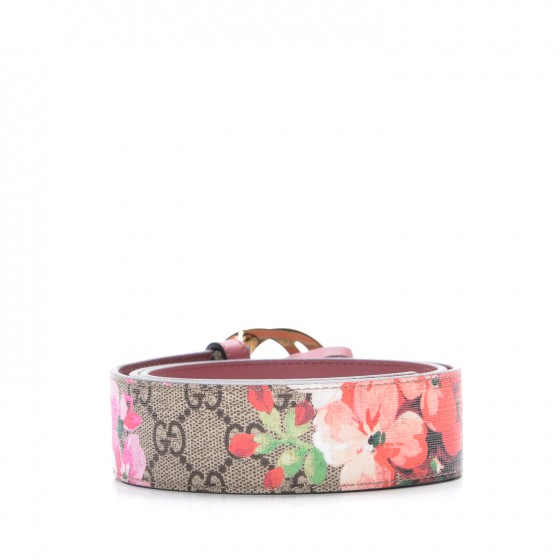 pink flower gucci belt