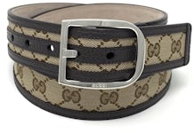 Neo Vintage GG Supreme Belt Bag Beige/Ebony in Coated Canvas with Gold-tone  - US