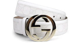Gucci Belt Monogram GG White/Off White