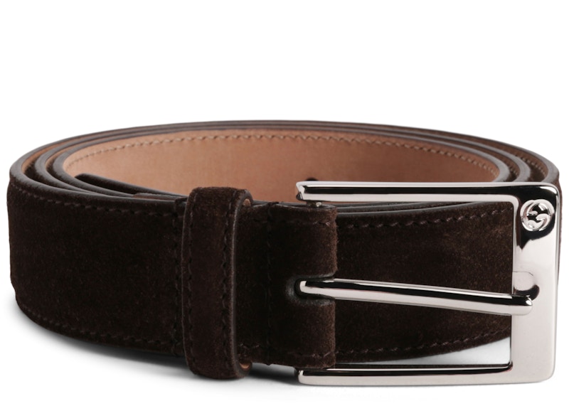 suede gucci belt
