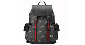 Gucci Bestiary Backpack GG Supreme Tigers Black/Grey