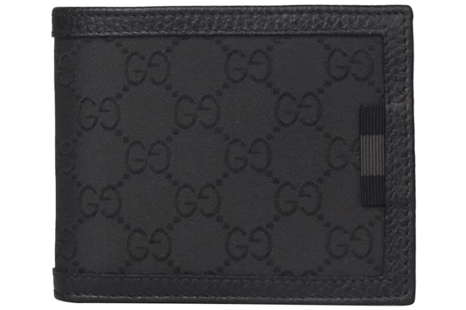 Gucci Bifold Wallet GG Nylon Black