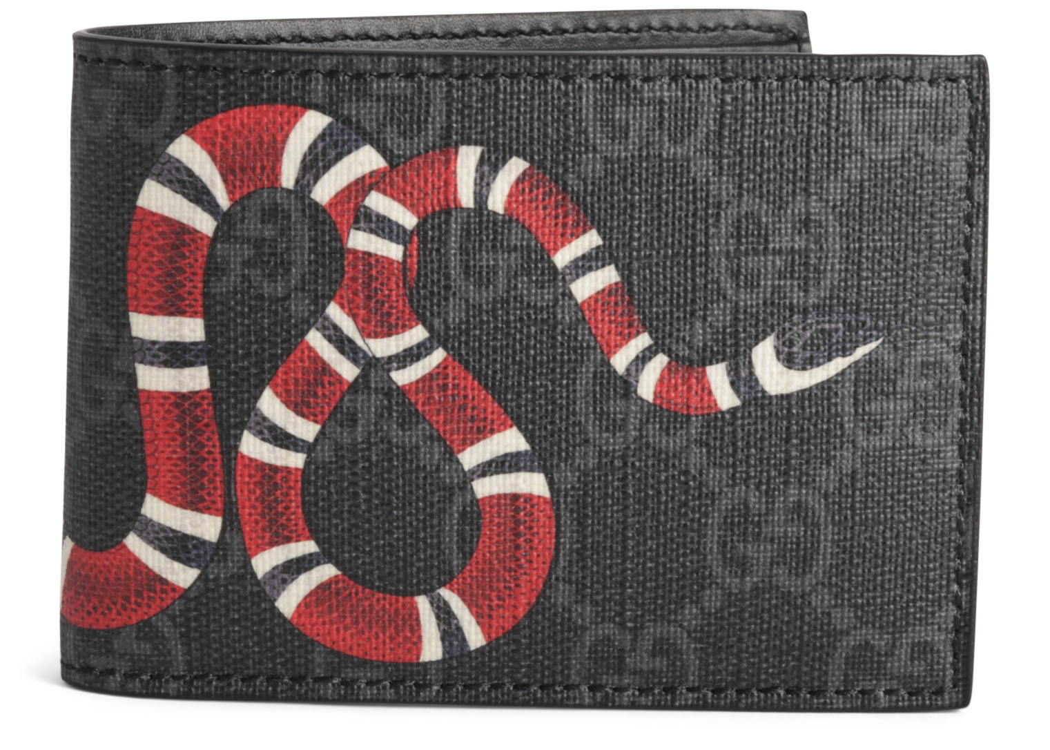 gucci supreme snake wallet