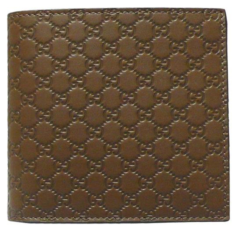 gucci microguccissima wallet brown