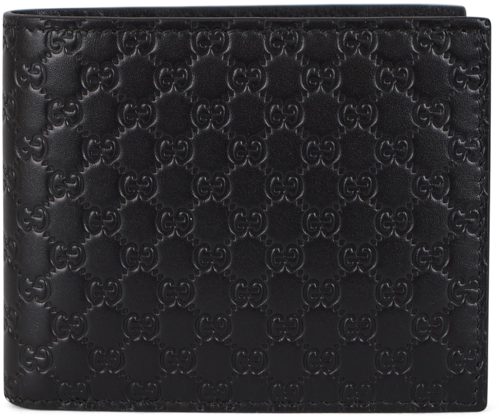 Kloppen Noodlottig Regeren Gucci Bifold Wallet MicroGuccissima Black in Leather - US
