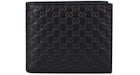 Gucci Bifold Wallet MicroGuccissima Black