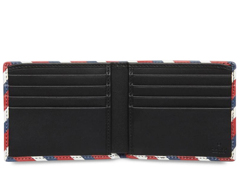 Gucci Bifold Wallet Night Courrier GG Supreme Black in Coated