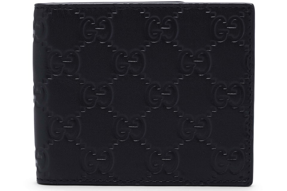 Gucci Bifold Wallet Signature Black in Leather - US