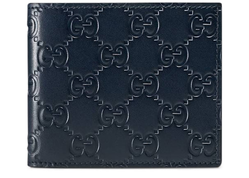 gucci navy wallet