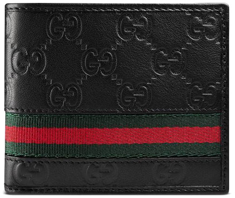 Gucci Web GG Supreme Long Wallet in Black for Men