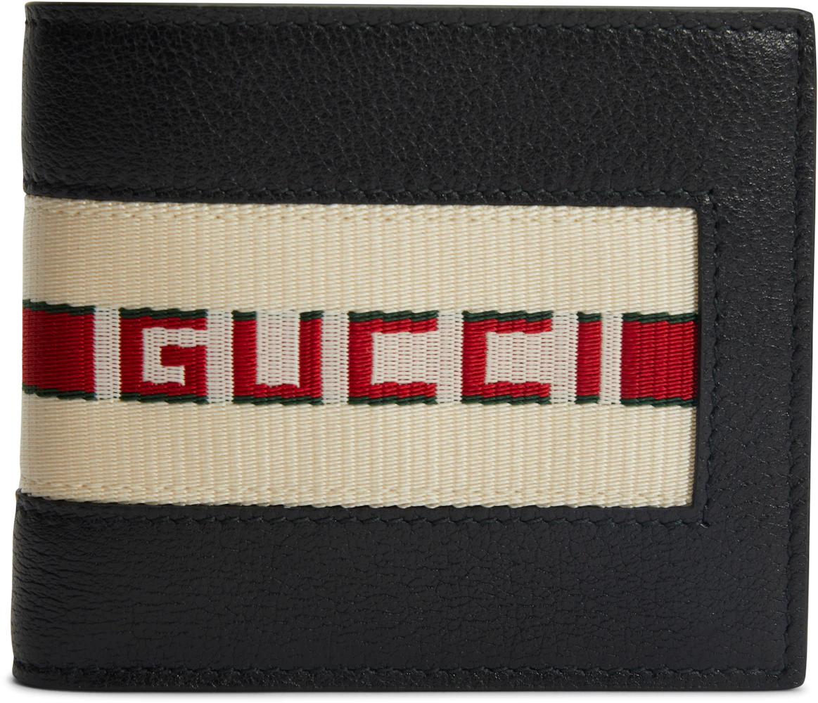 Gucci Bifold Stripe Logo Leather - US