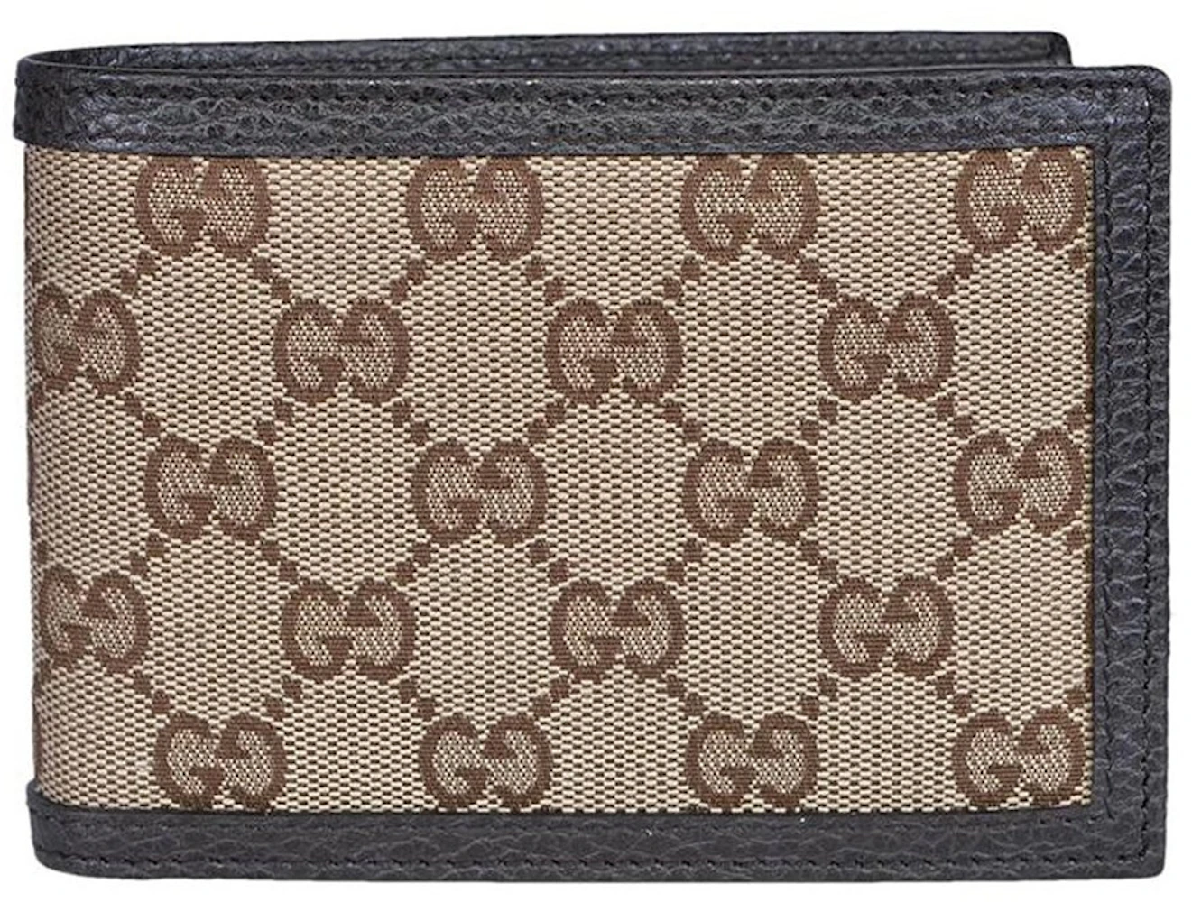 $400 Mens' Gucci Monogram Canvas GG Logo Brown Stripe Bifold Wallet -  Lust4Labels