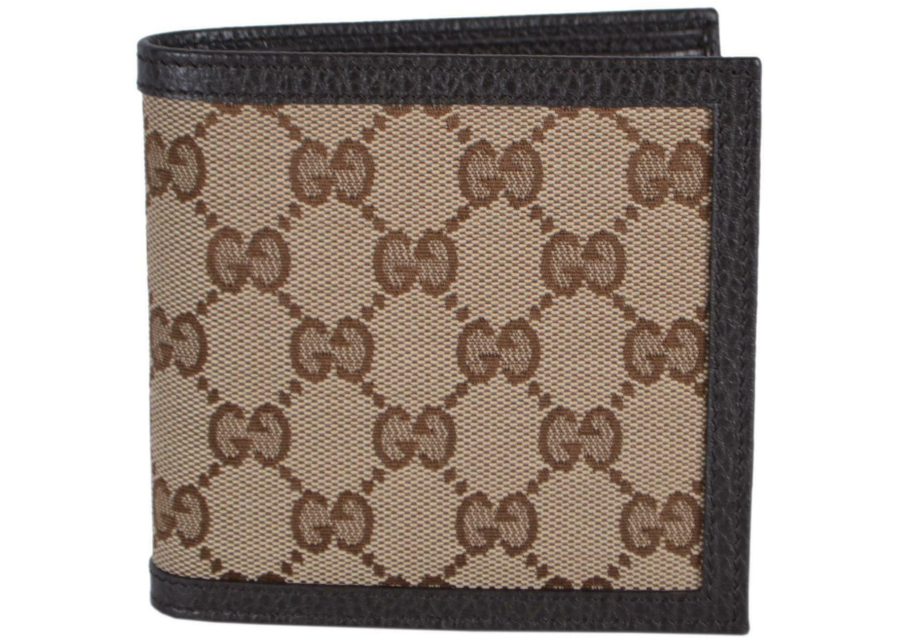 Gucci Bifold Wallet with Coin Pouch GG 