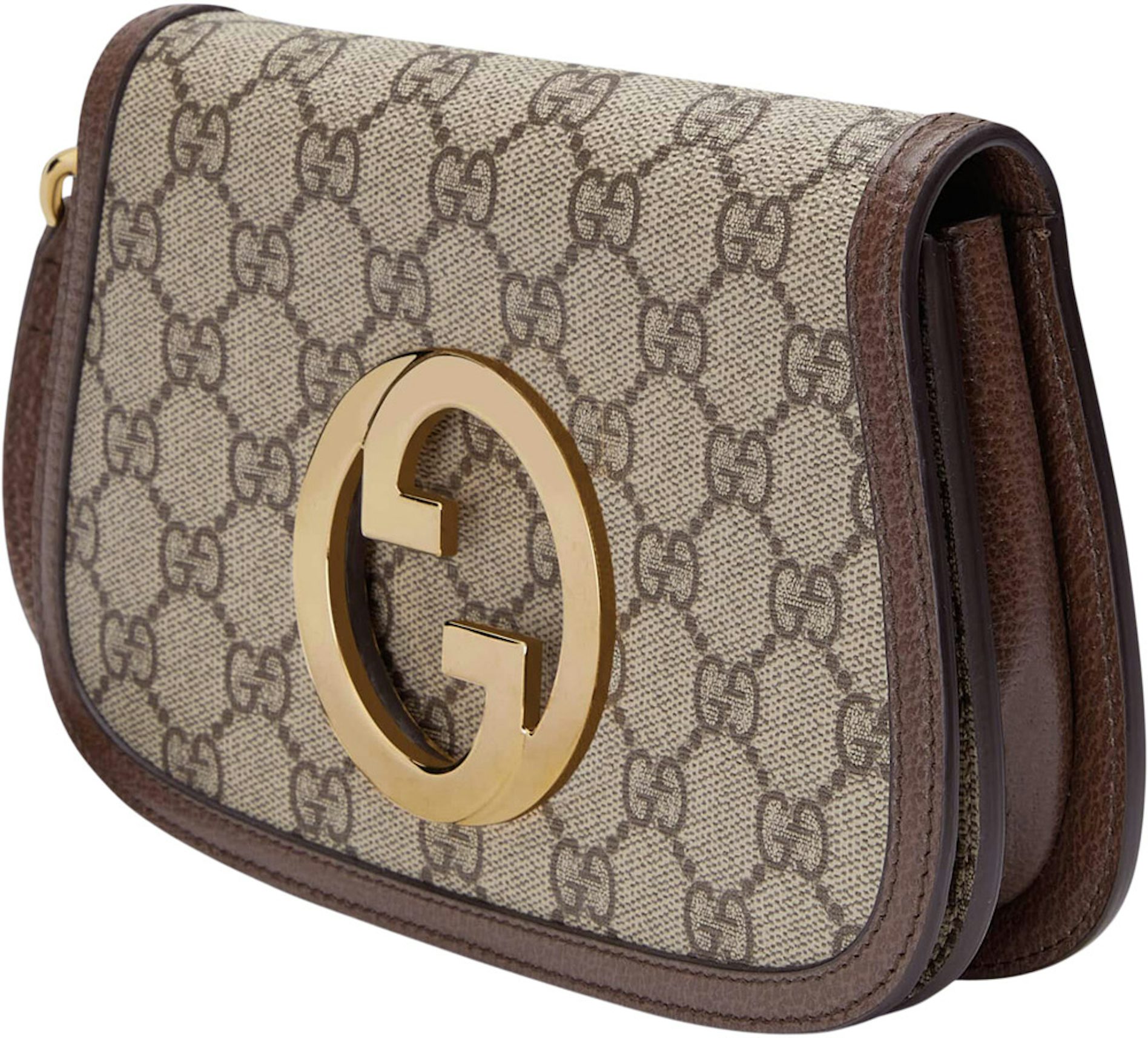 Gucci Blondie Canvas Shoulder Bag in Brown - Gucci