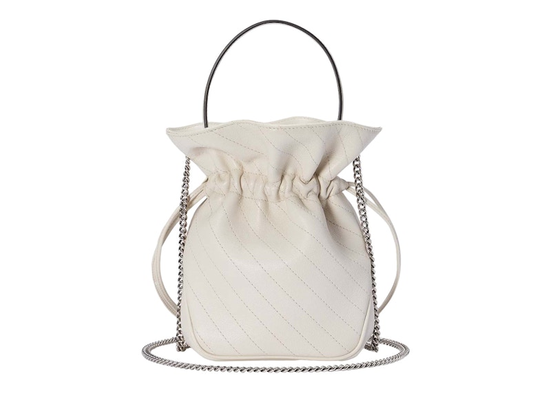 Gucci white hot sale bucket bag