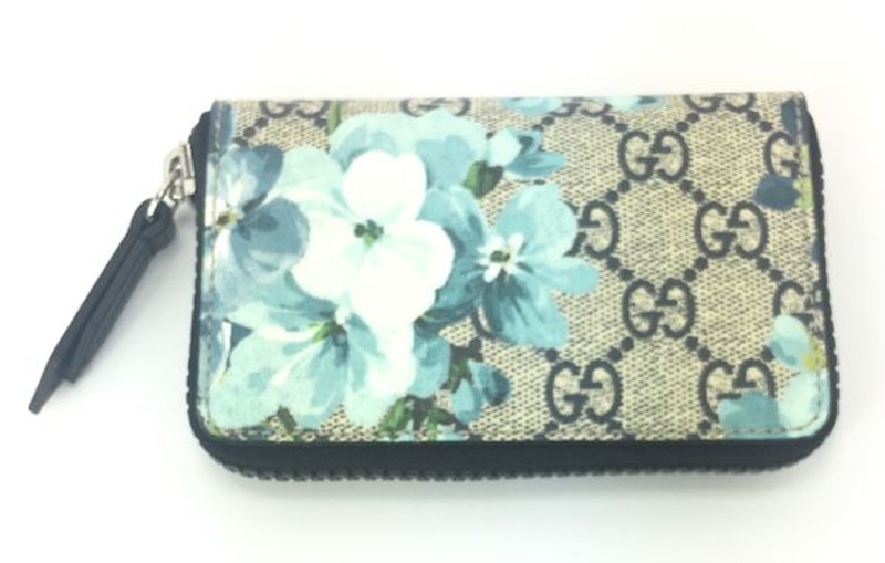 gucci blooms pouch blue