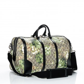 gucci floral duffle bag
