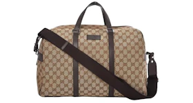 Gucci Boston GG Duffle Bag Beige/Ebony