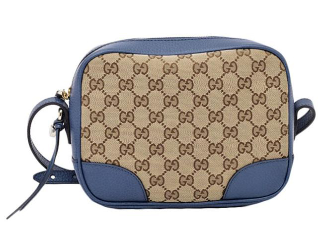 Gucci Bree Camera Bag GG Supreme Blue 