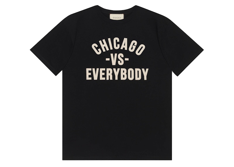 Gucci CHICAGO VS. EVERYBODY T-shirt Black Men's - SS21 - US