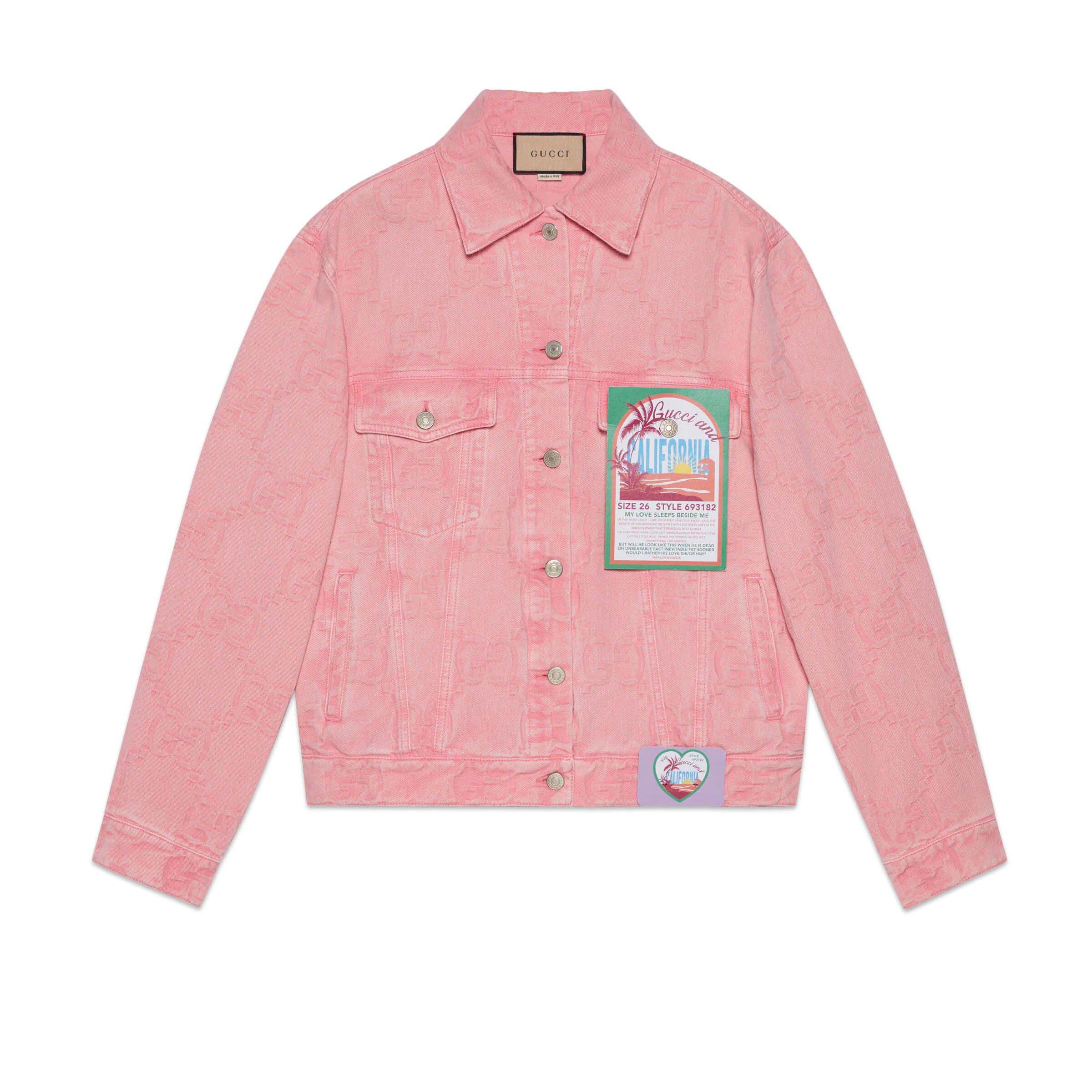 Gucci hot sale jacket pink