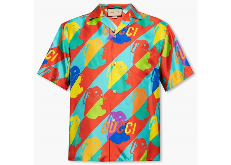 Gucci camp collar shirt online