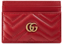 GG Marmont Full-Grain Leather Cardholder