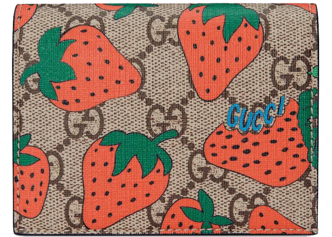 Gucci strawberry keychain wallet Clearance