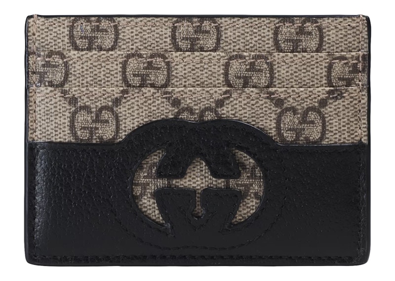 Gucci card 2025 holder beige