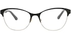 Gucci Cat Eye-Frame Metal Optical Frames Black Black Transparent (GG0718O-30008911-005)