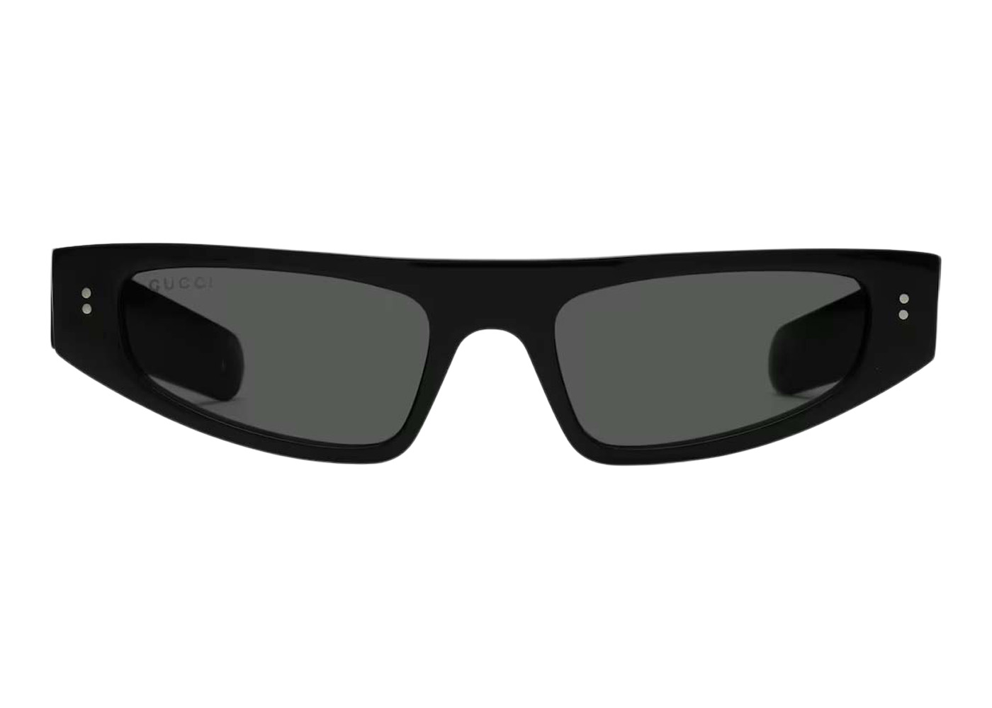 Gucci Rectangular Frame Sunglasses Silver/Grey (779496 I3330 8112)