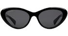 Gucci Lunettes de soleil Cat-Eye Frame Noir/Gris uni (706685 J0740 1012)