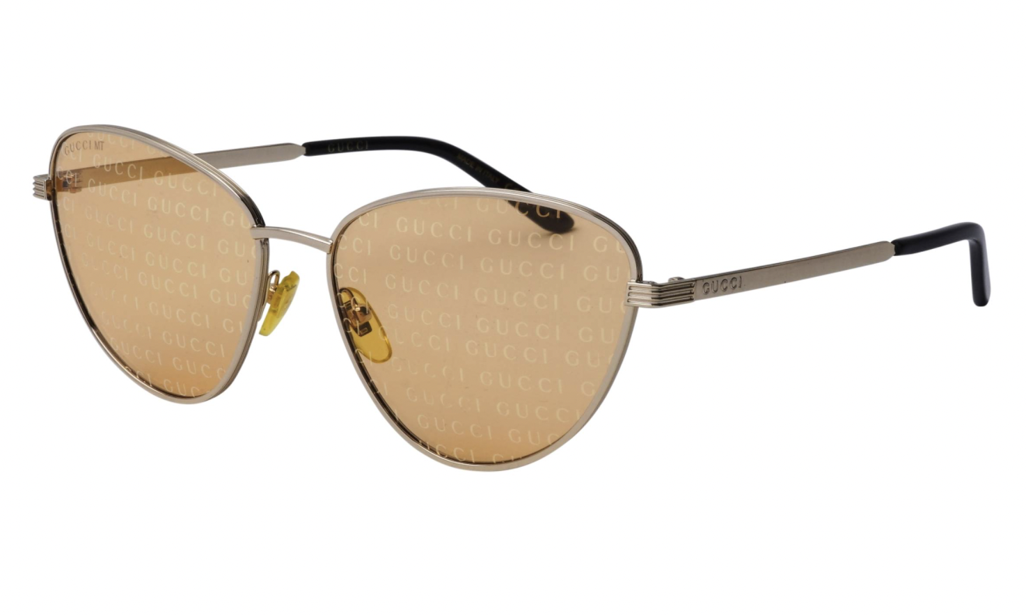 Gucci Cat Eye Logo Sunglasses Gold (GG0803S-004)