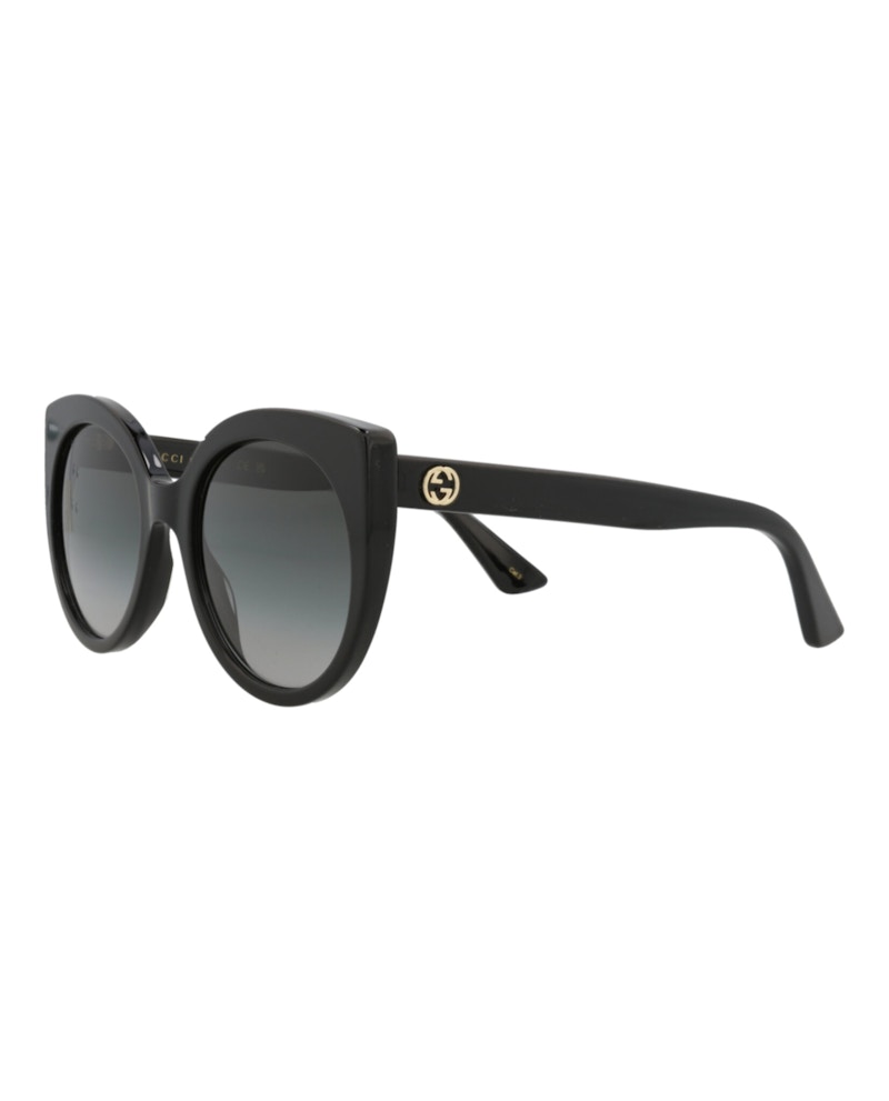 Gucci Cat Eye Sunglasses Black/Black/Grey (GG0325S-30002854-001) in ...
