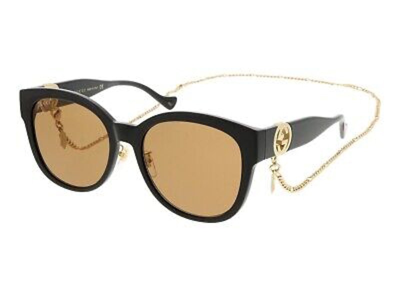 Sunglasses Gucci Logo GG0877S-001 GG0877S Woman | Free Shipping Shop Online