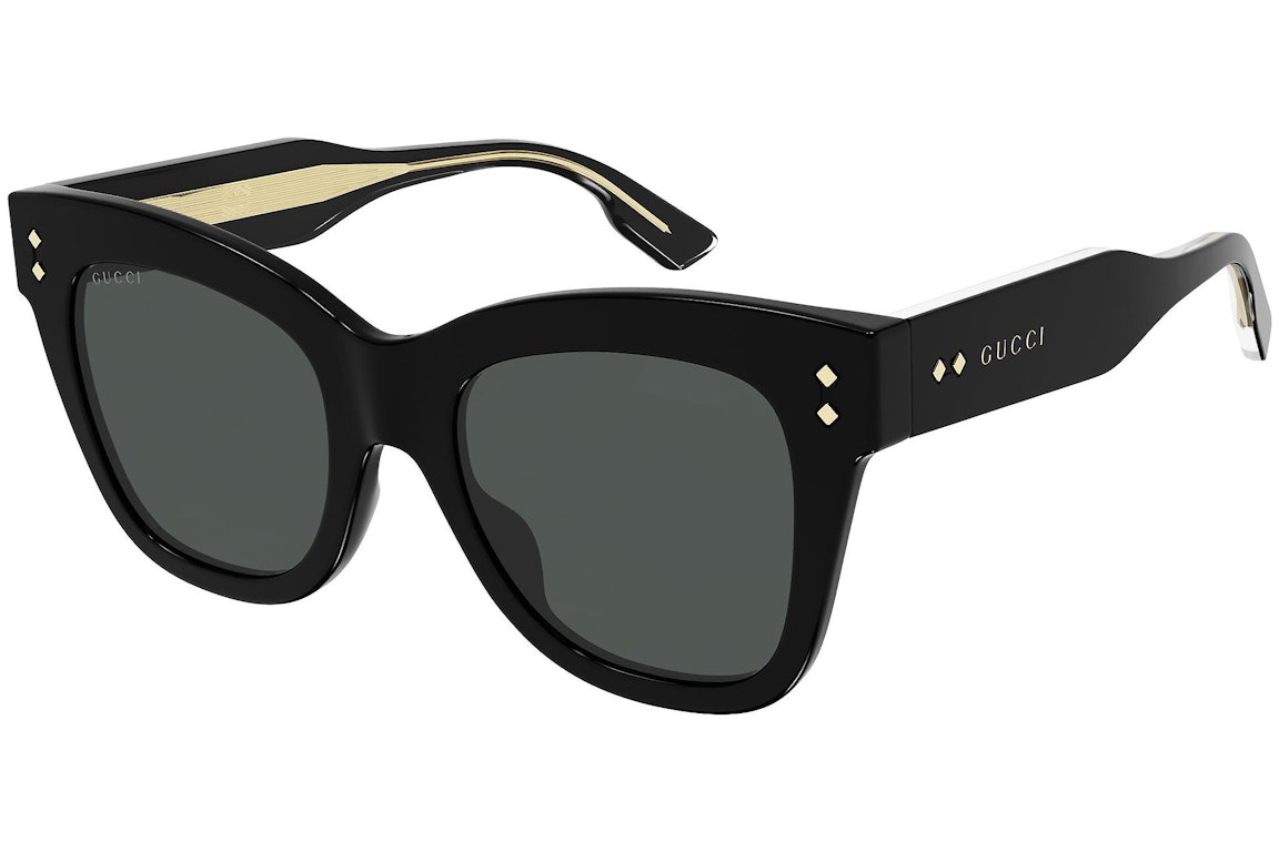 Pre-owned Gucci Cat Eye Sunglasses Black (gg1082s-001-52)